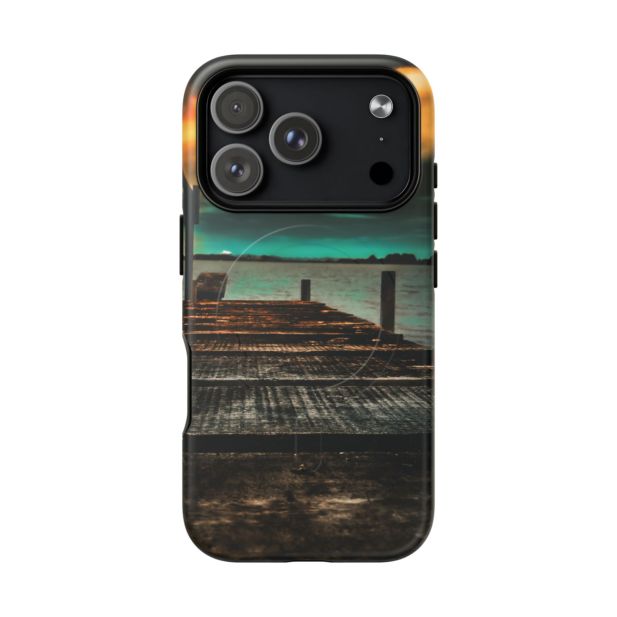 Tough Magnetic Case — 'Te Toro New Zealand Wharf' Magnetic Phone Cover