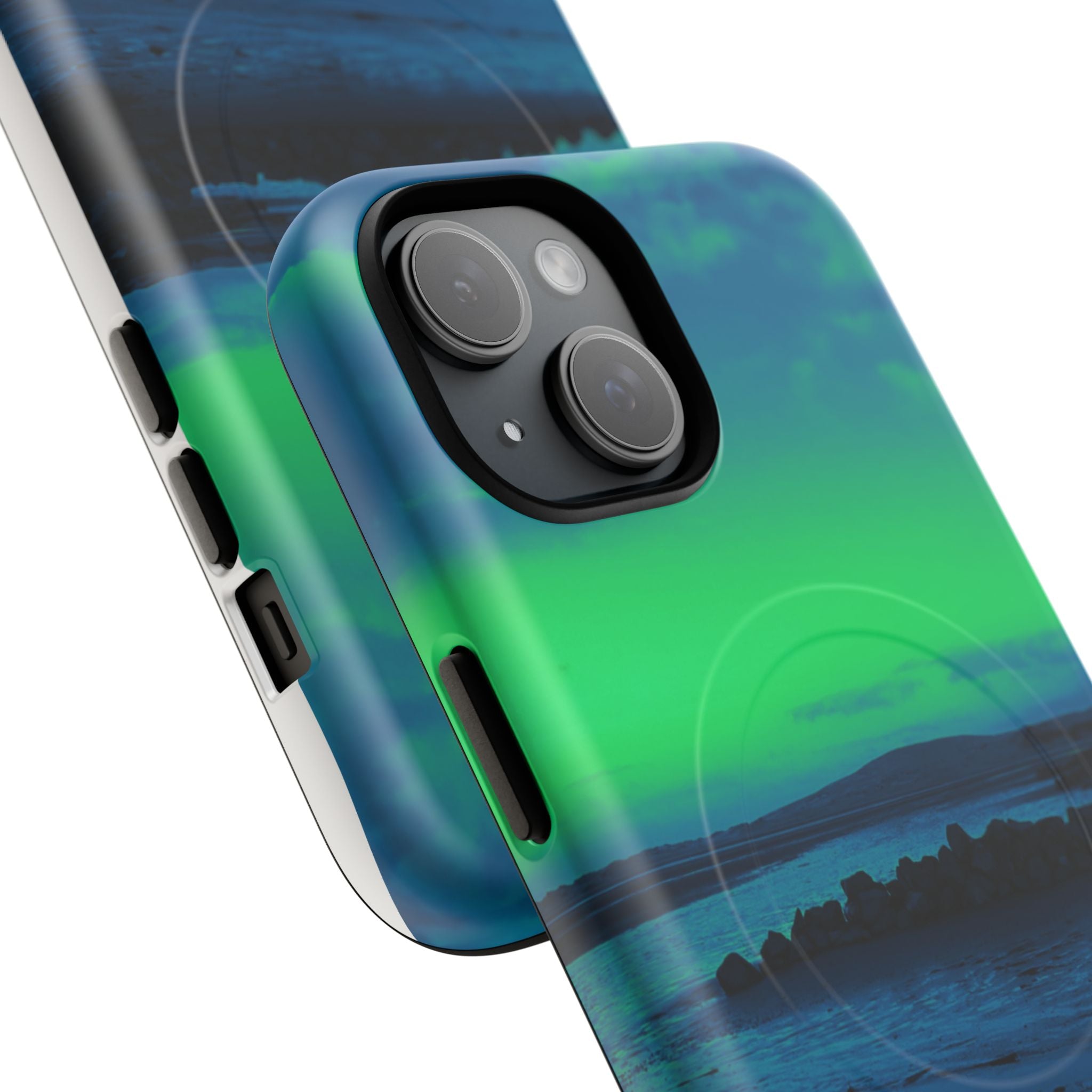 Green New Zealand Sunset Magnetic Phone Case