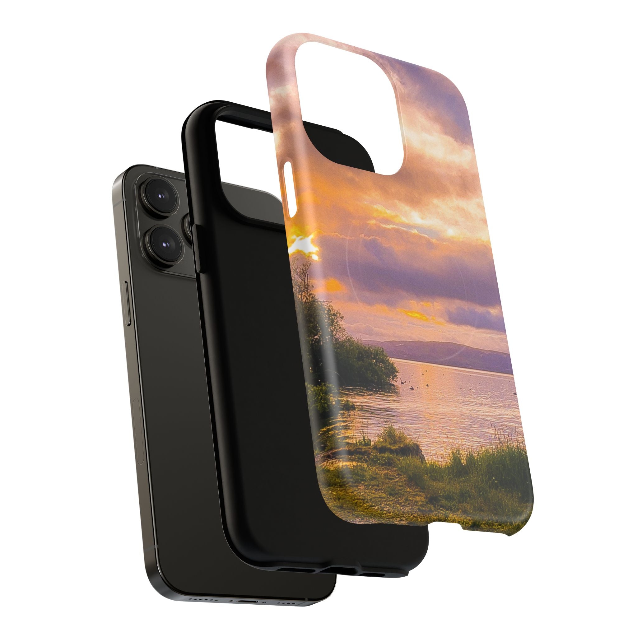 Scenic Sunset Magnetic Phone Case — Tough Magnetic Protective Cover
