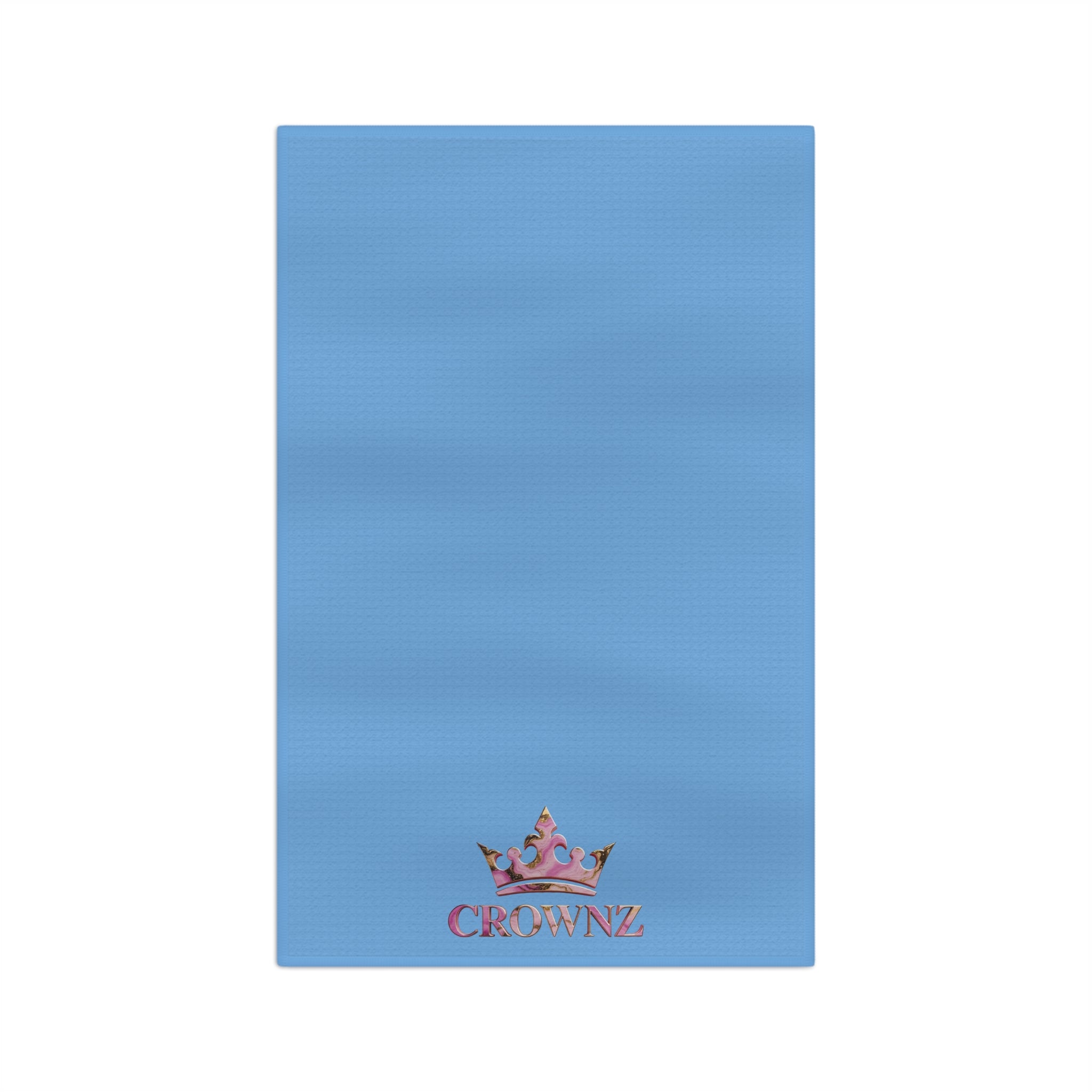 Microfiber Tea Towel — Blue Crown Design (CROWNZ)