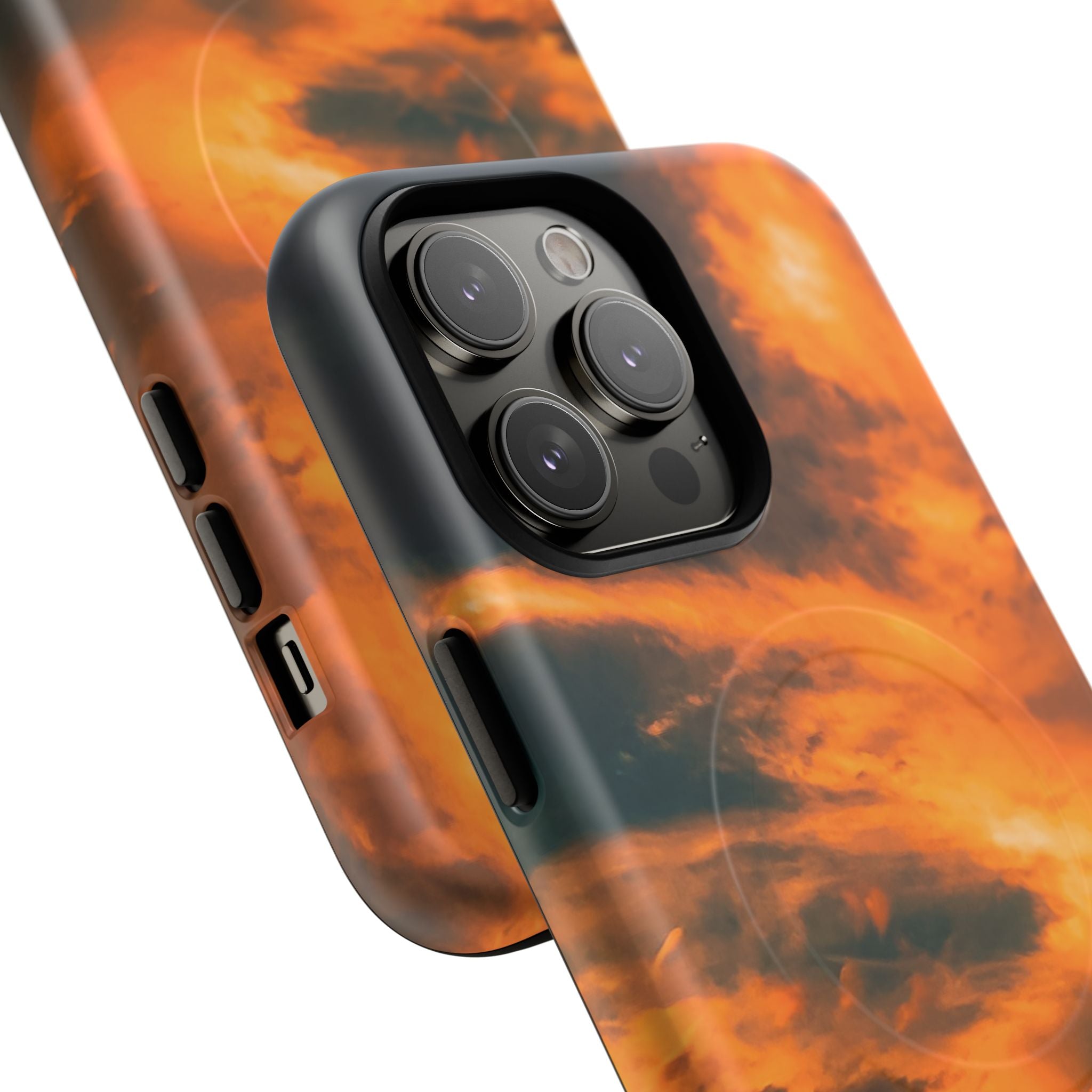 New Zealand Angel Clouds Golden Magnetic Phone Case