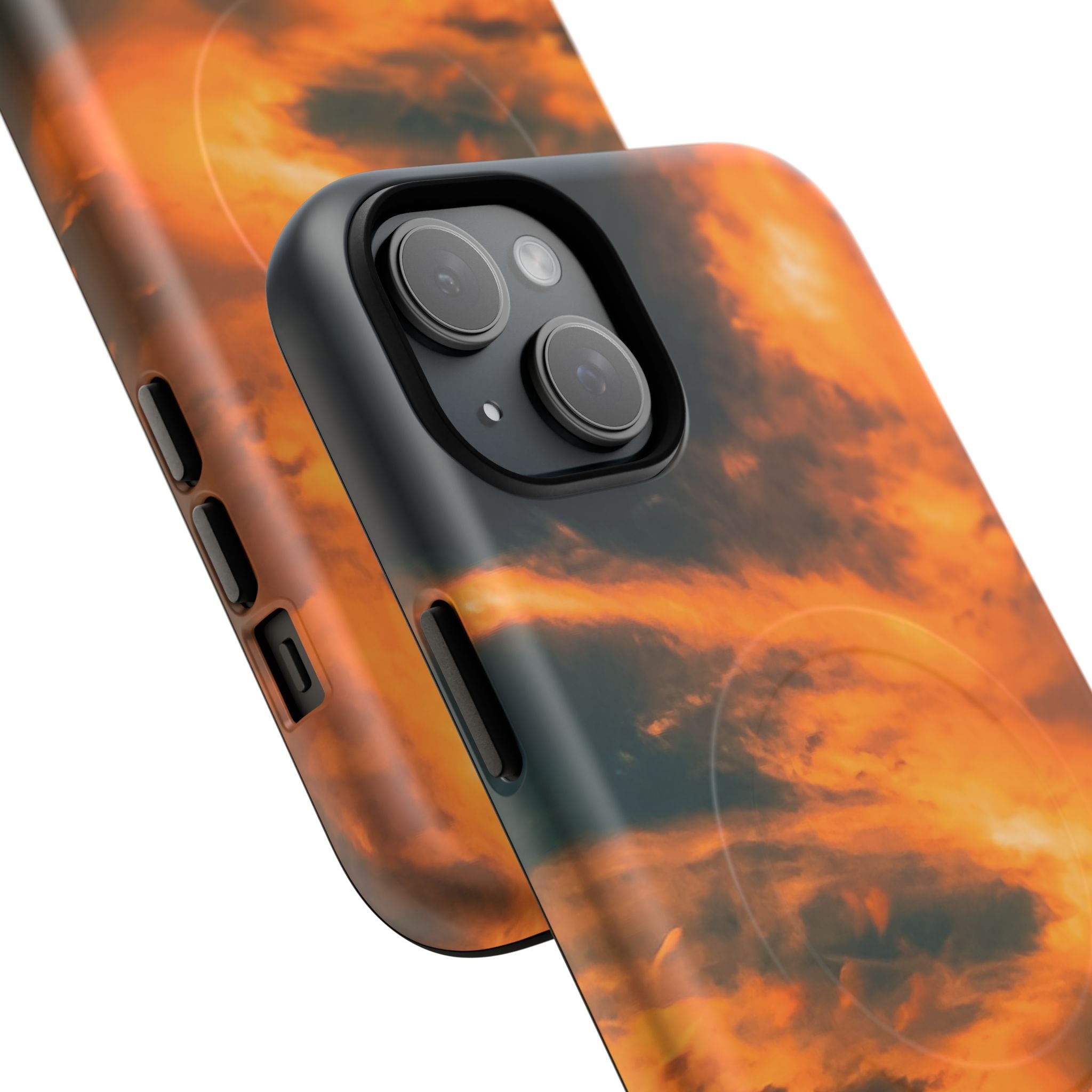 New Zealand Angel Clouds Golden Magnetic Phone Case