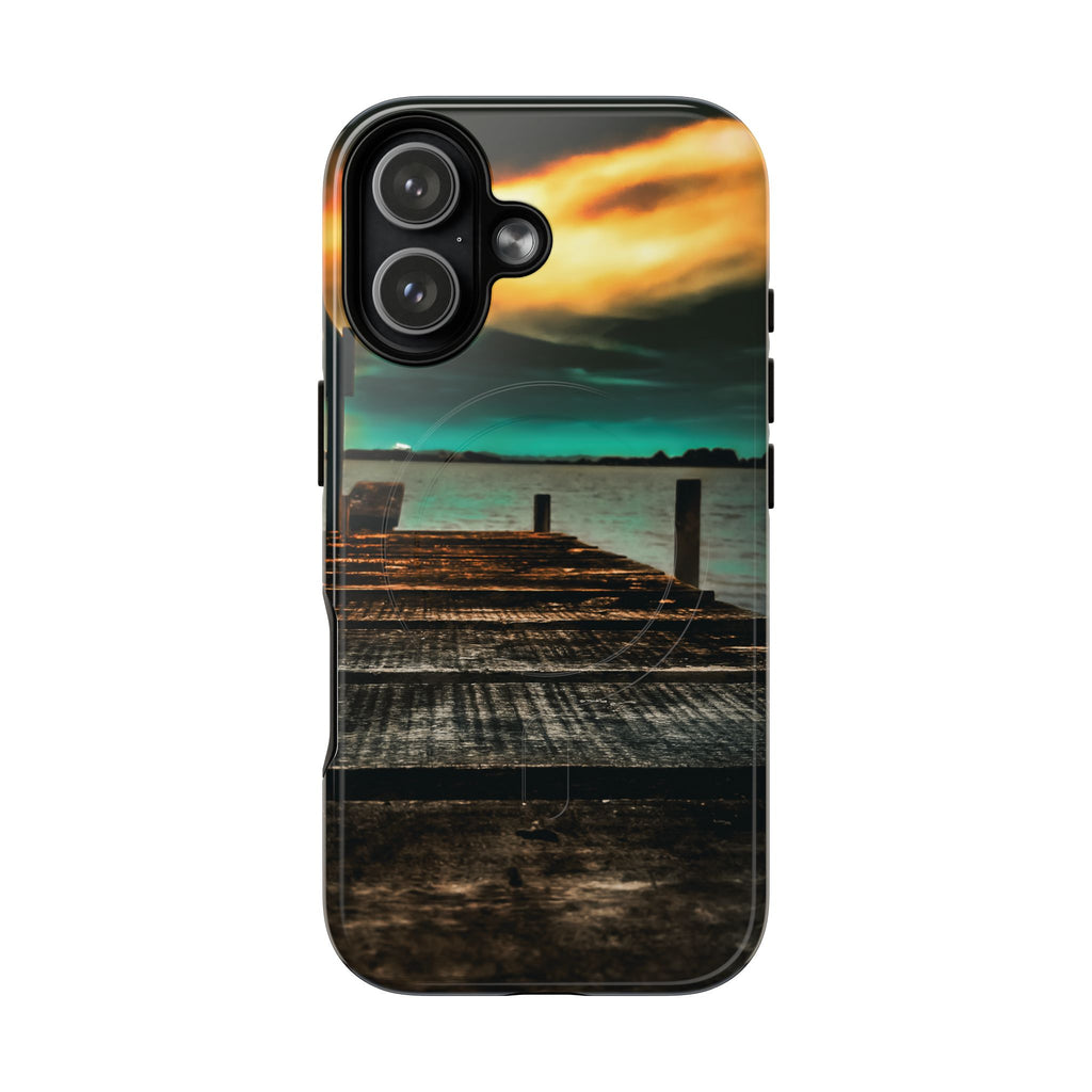 Tough Magnetic Case — 'Te Toro New Zealand Wharf' Magnetic Phone Cover