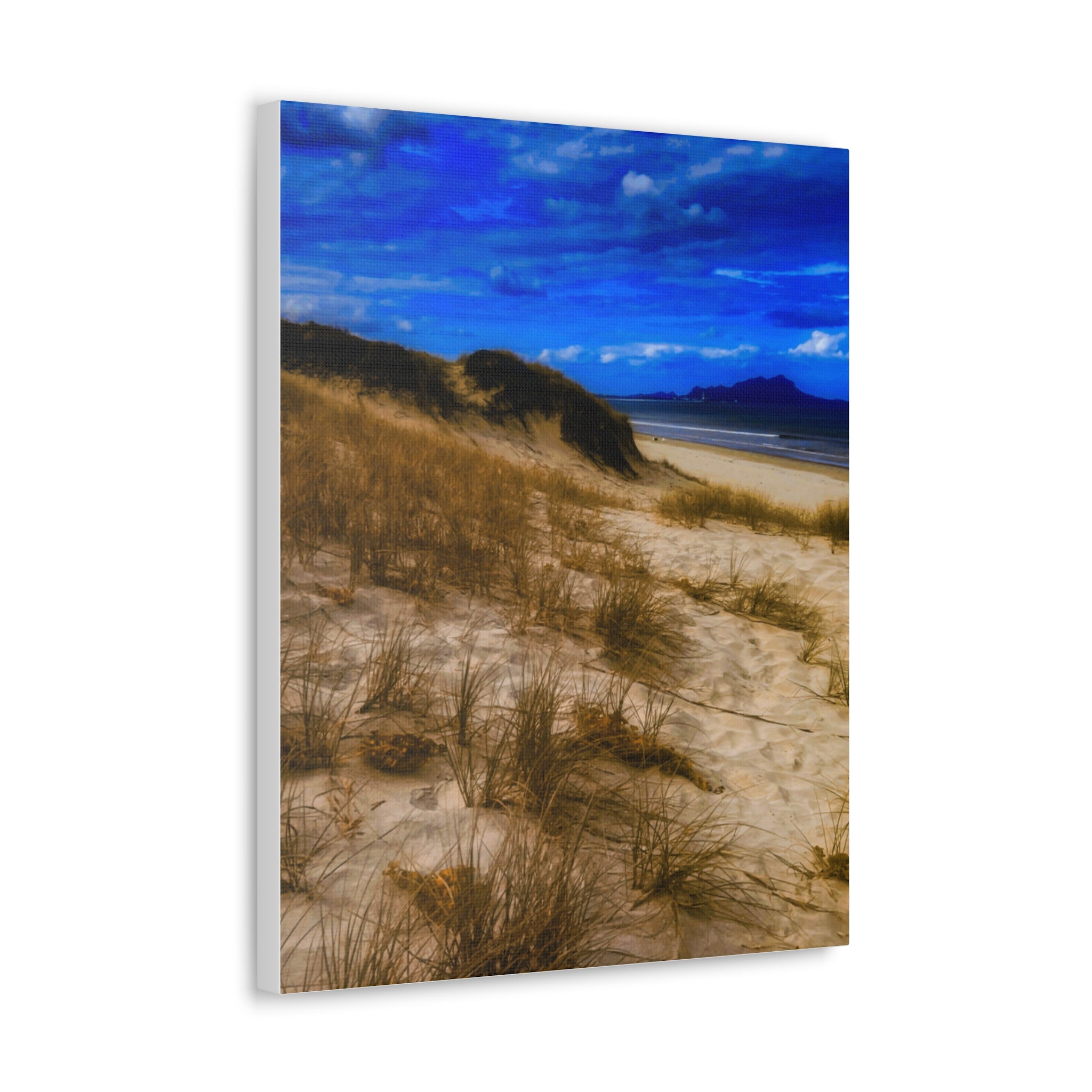 Beach Dunes Canvas Wall Art — Coastal Landscape Canvas Print