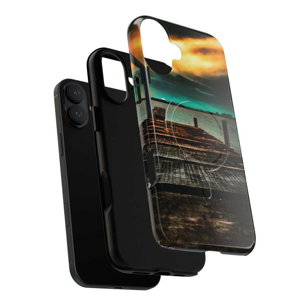 Tough Magnetic Case — 'Te Toro New Zealand Wharf' Magnetic Phone Cover