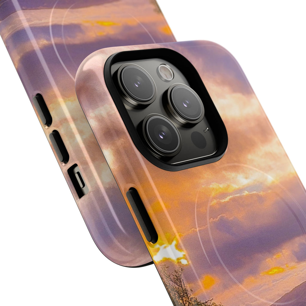 Scenic Sunset Magnetic Phone Case — Tough Magnetic Protective Cover