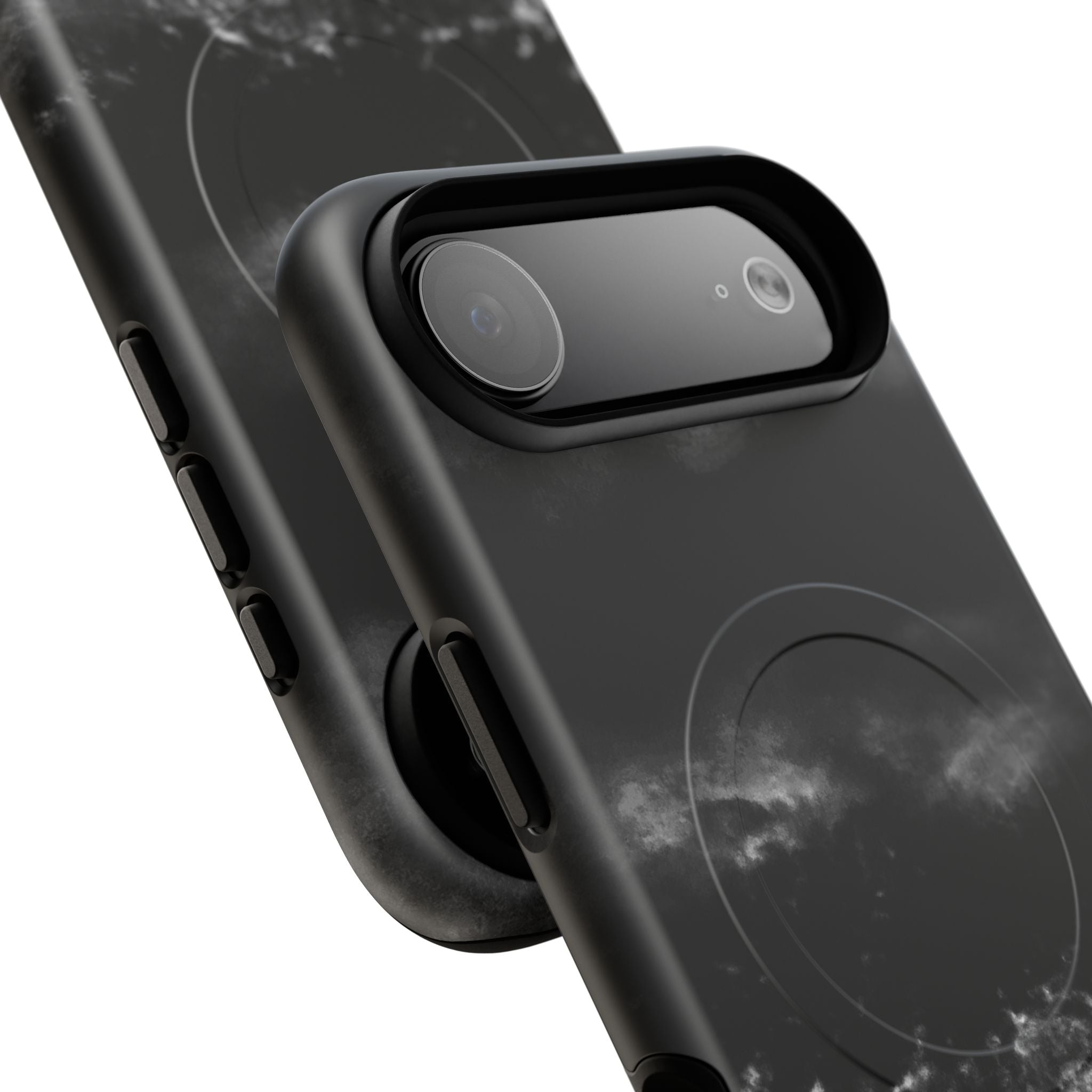 MagSafe Phone Case — Black Storm Cloud Design