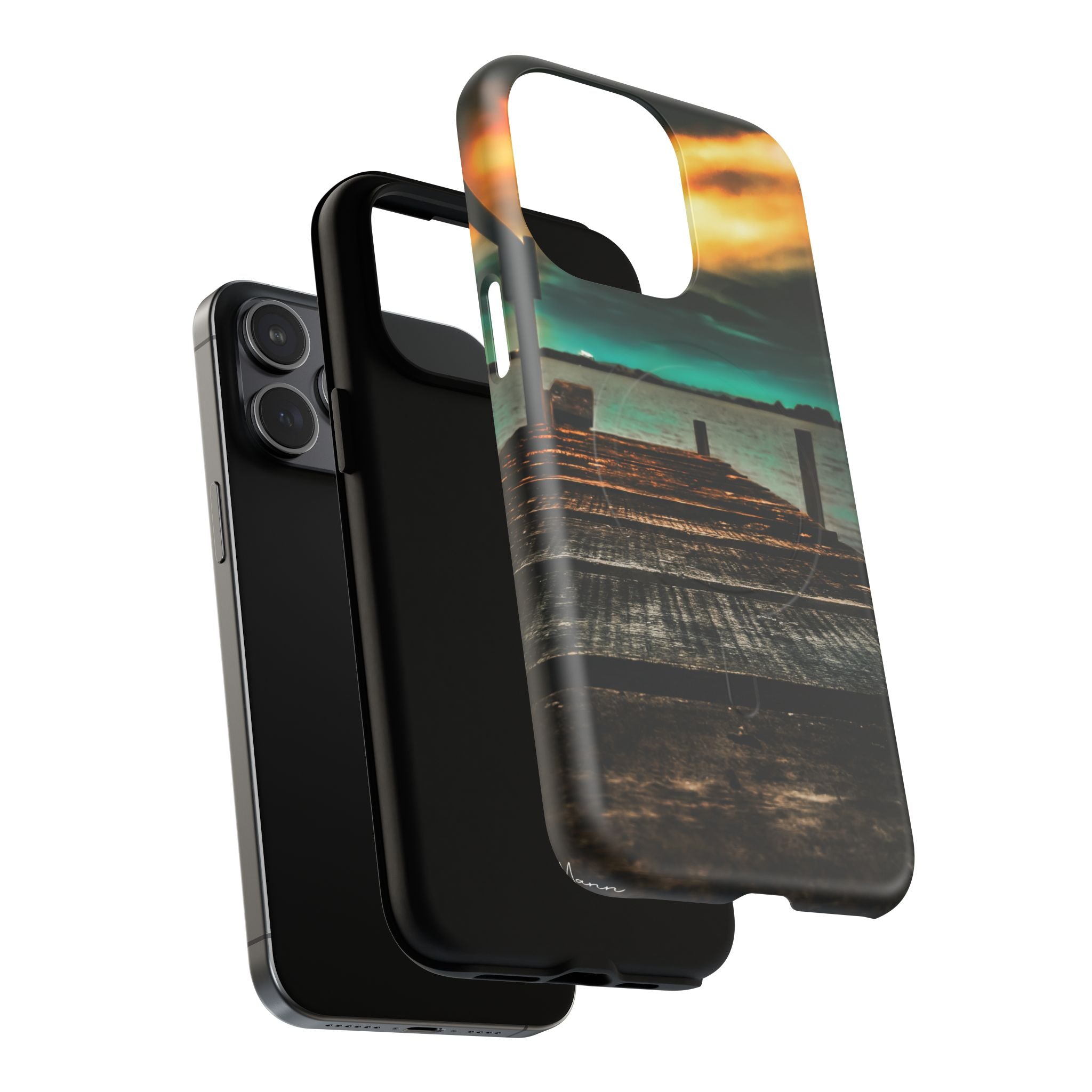 Tough Magnetic Case — 'Te Toro New Zealand Wharf' Magnetic Phone Cover