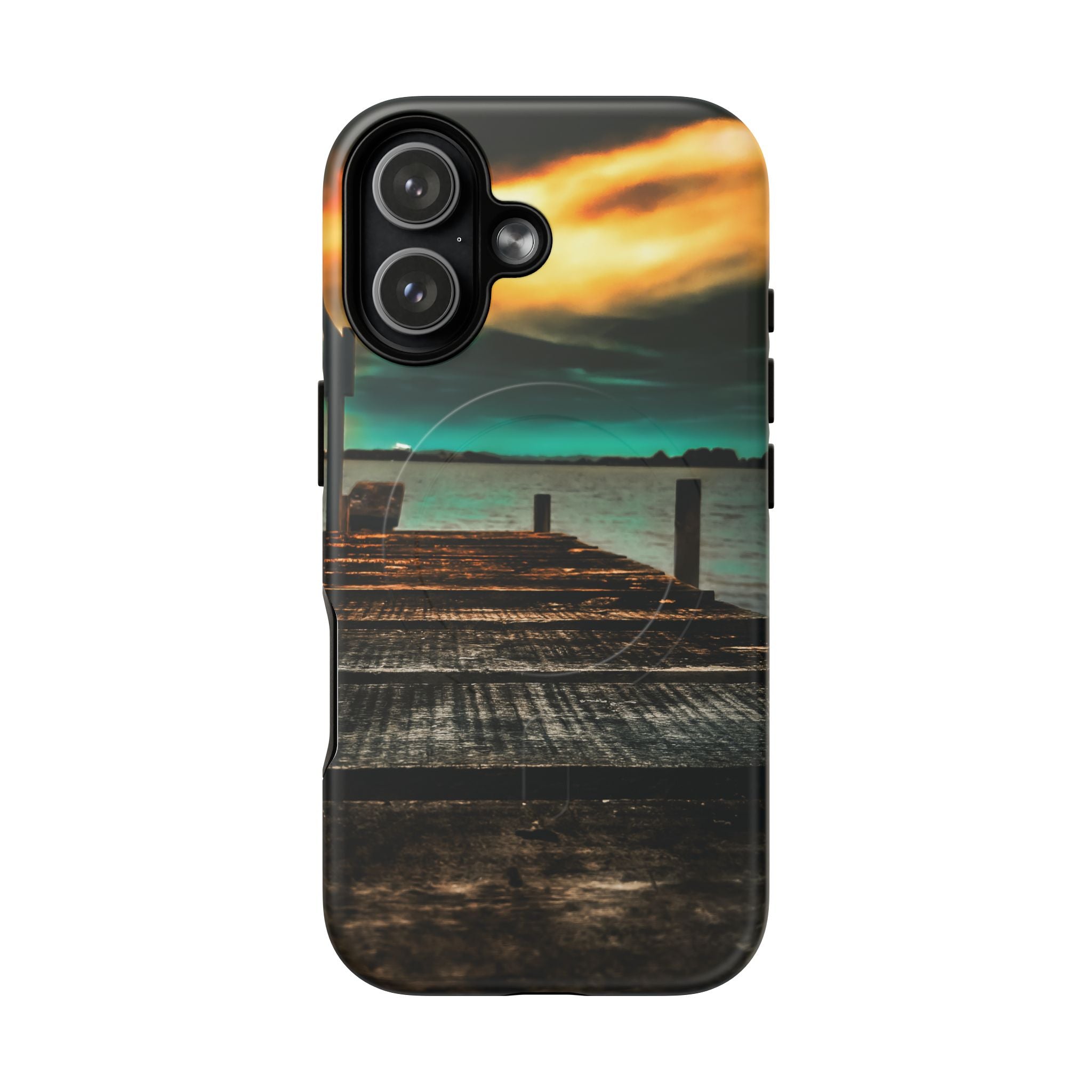Tough Magnetic Case — 'Te Toro New Zealand Wharf' Magnetic Phone Cover