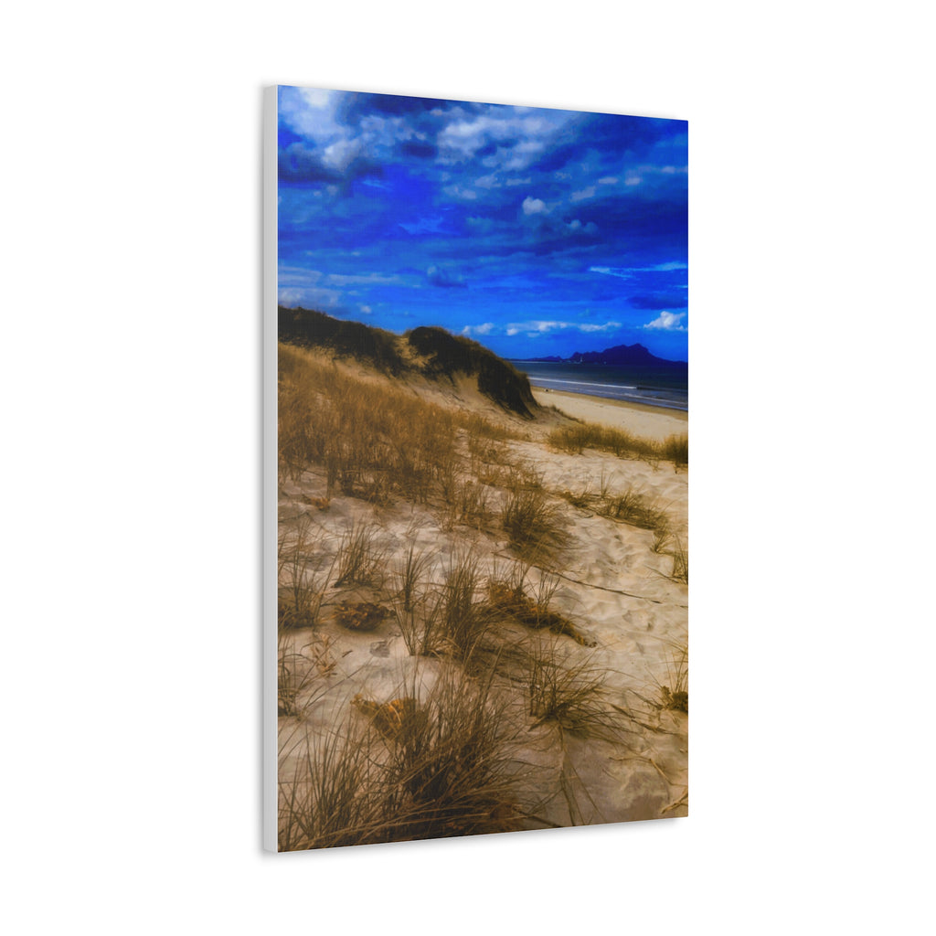 Beach Dunes Canvas Wall Art — Coastal Landscape Canvas Print