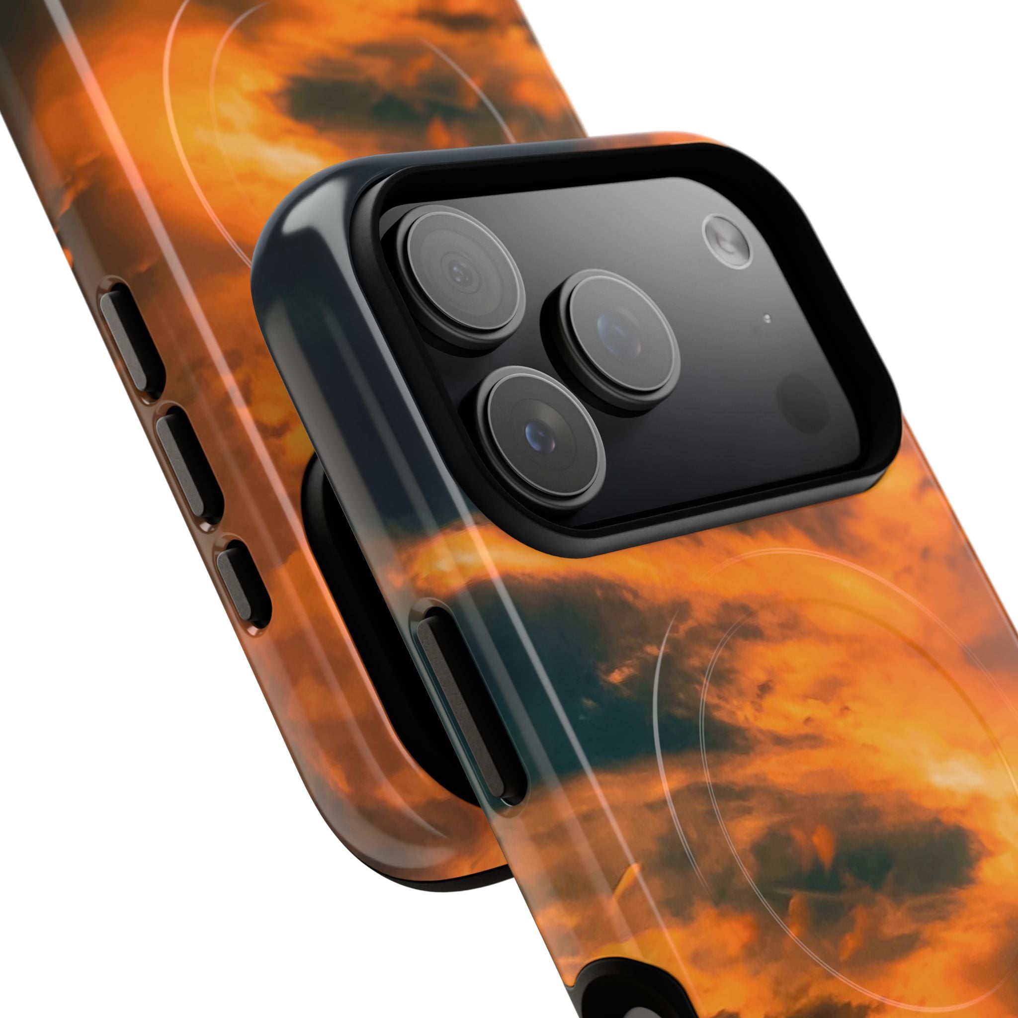 New Zealand Angel Clouds Golden Magnetic Phone Case