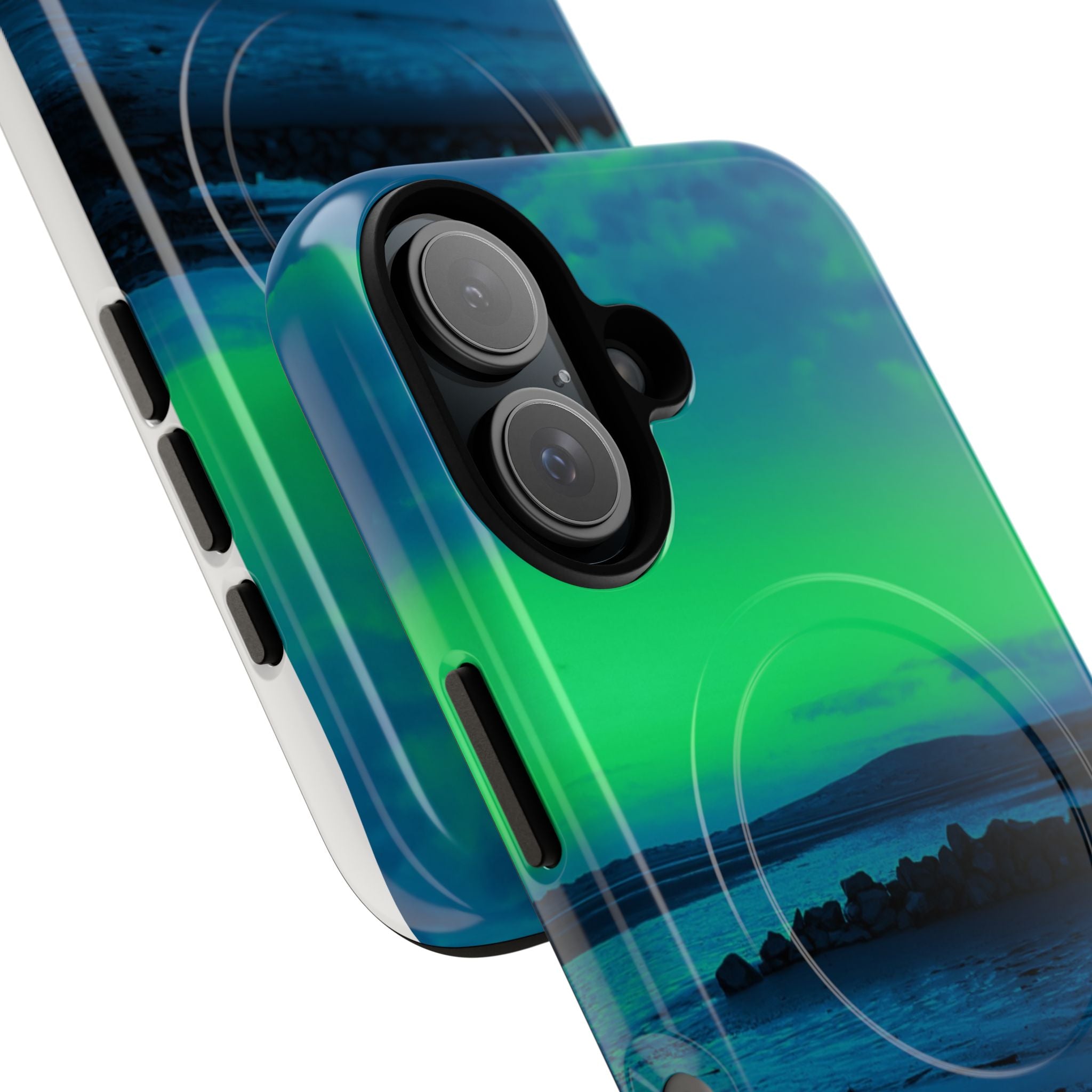 Green New Zealand Sunset Magnetic Phone Case