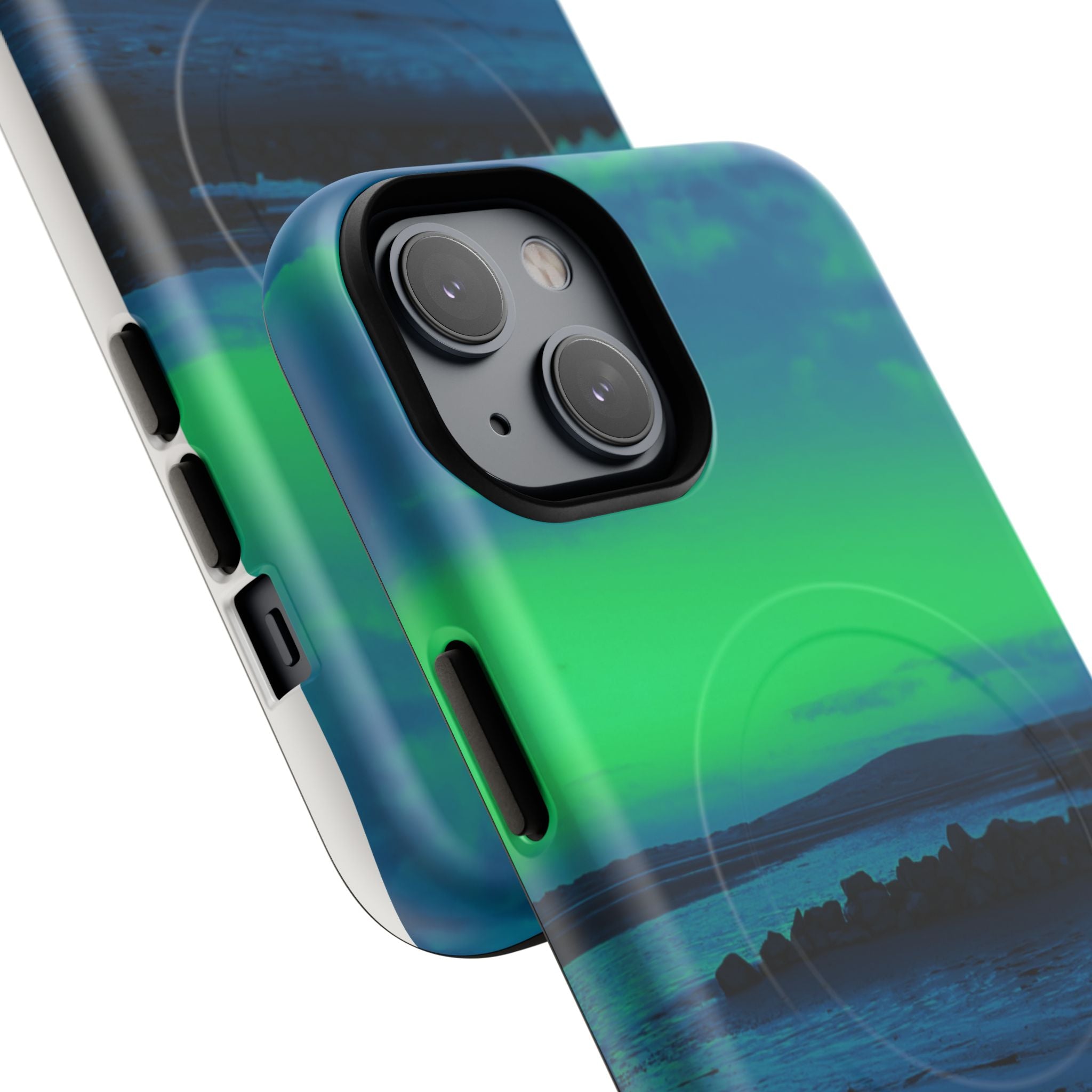 Green New Zealand Sunset Magnetic Phone Case