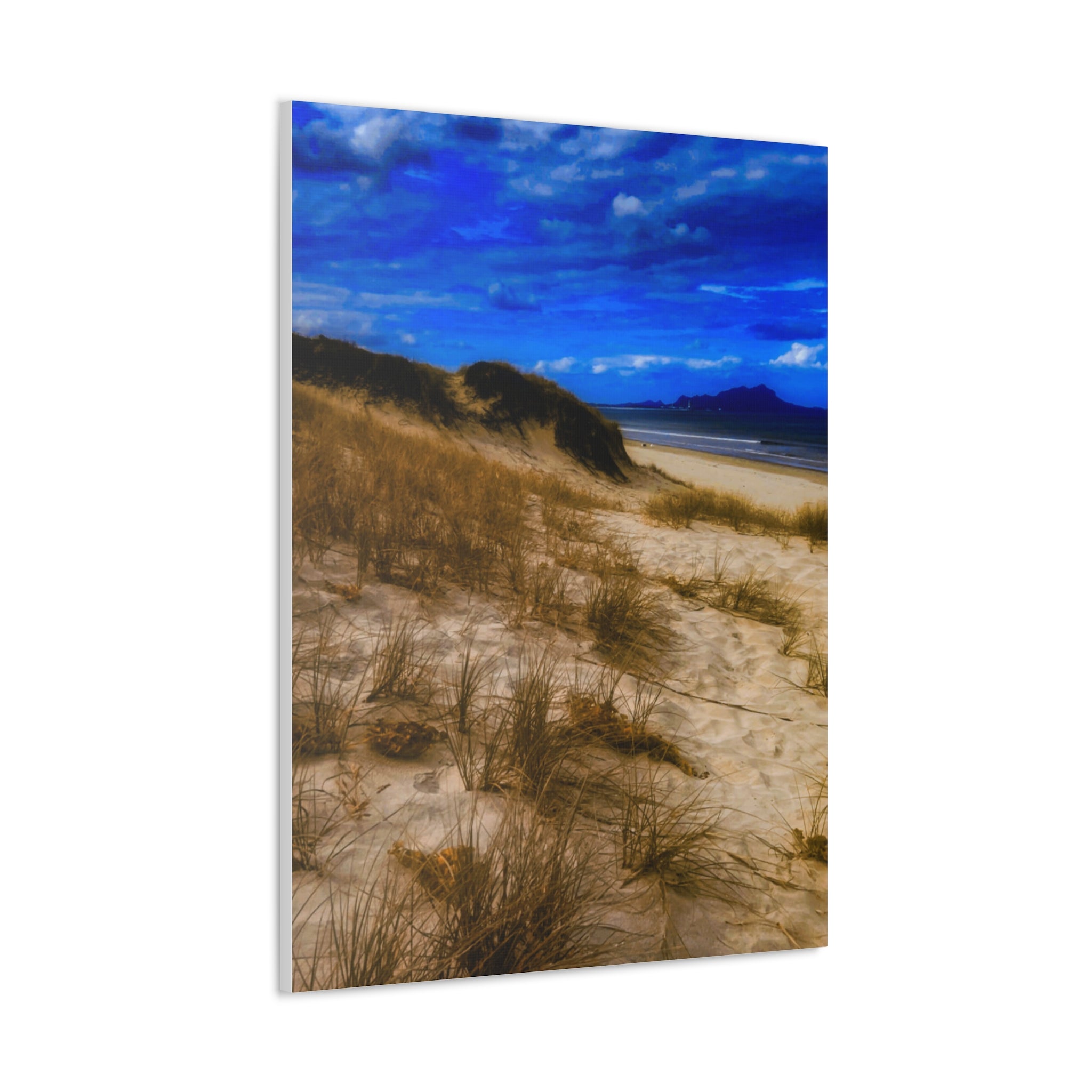 Beach Dunes Canvas Wall Art — Coastal Landscape Canvas Print