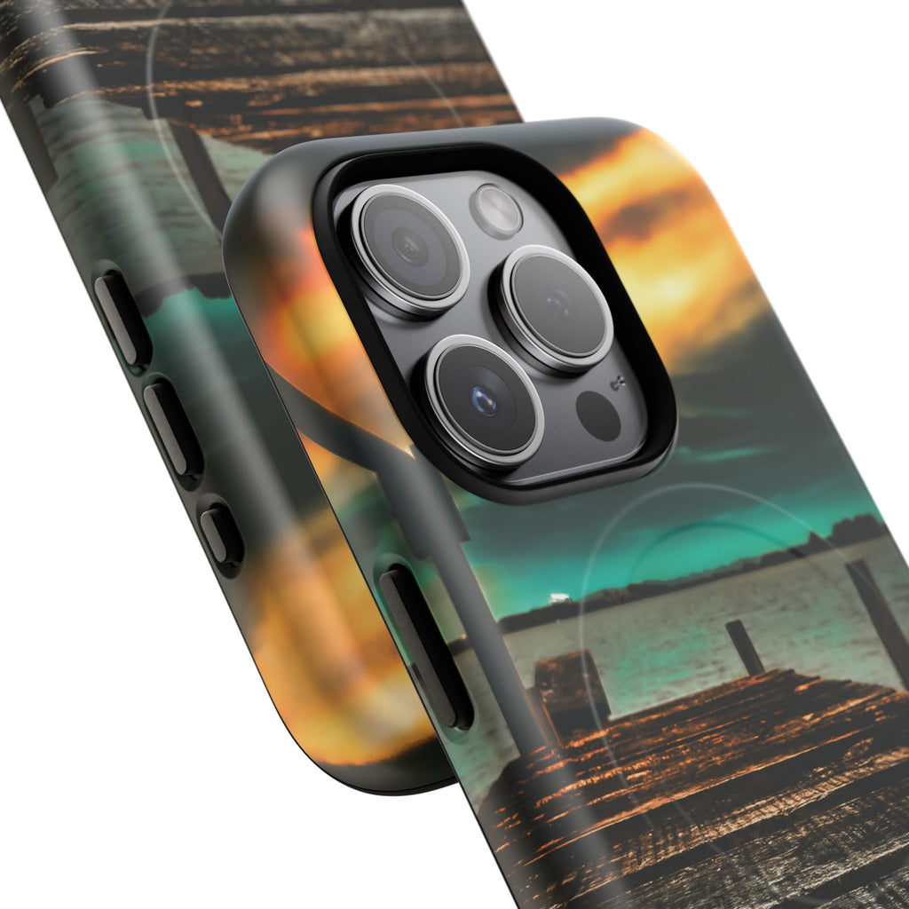 Tough Magnetic Case — 'Te Toro New Zealand Wharf' Magnetic Phone Cover