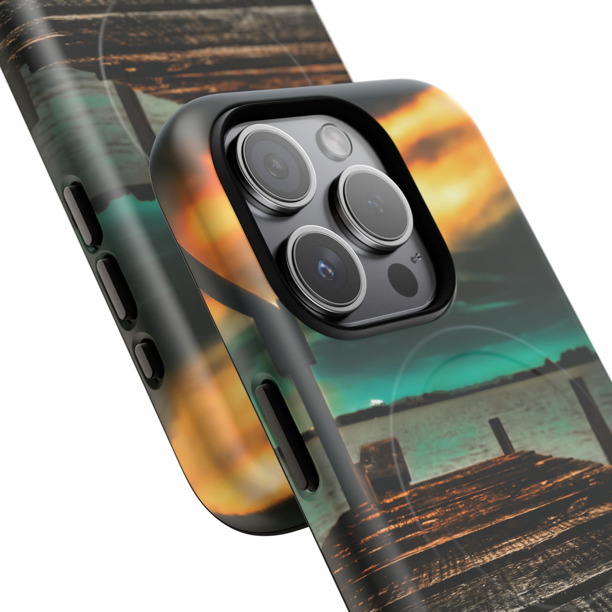 Tough Magnetic Case — 'Te Toro New Zealand Wharf' Magnetic Phone Cover