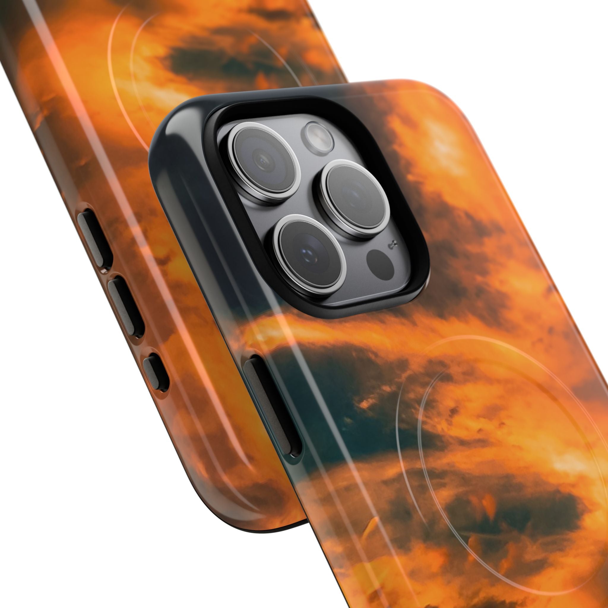 New Zealand Angel Clouds Golden Magnetic Phone Case