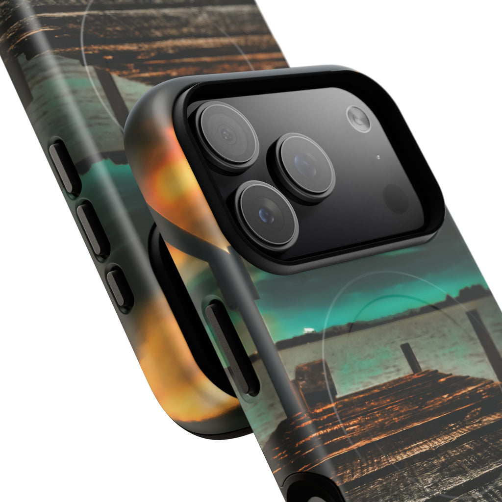 Tough Magnetic Case — 'Te Toro New Zealand Wharf' Magnetic Phone Cover