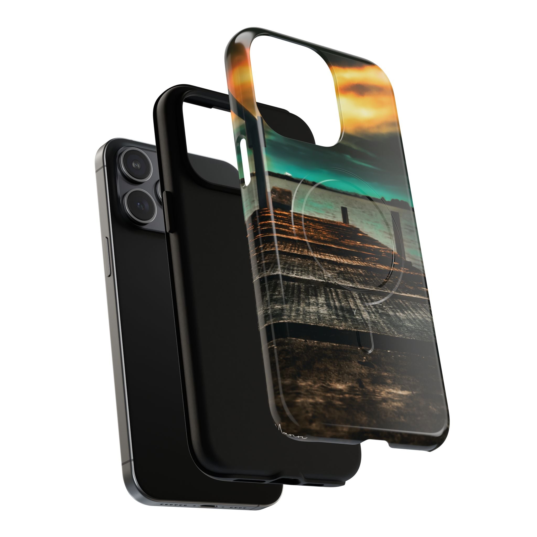Tough Magnetic Case — 'Te Toro New Zealand Wharf' Magnetic Phone Cover
