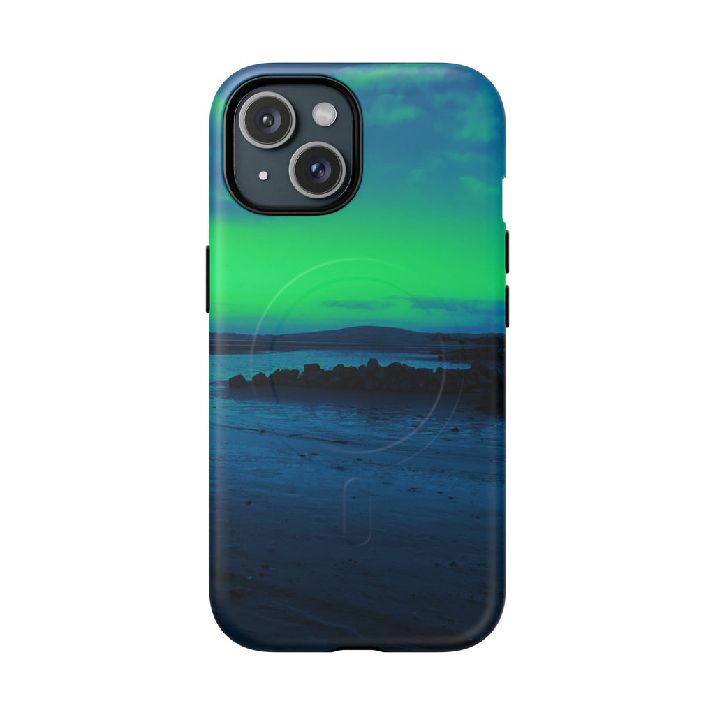 Green New Zealand Sunset Magnetic Phone Case