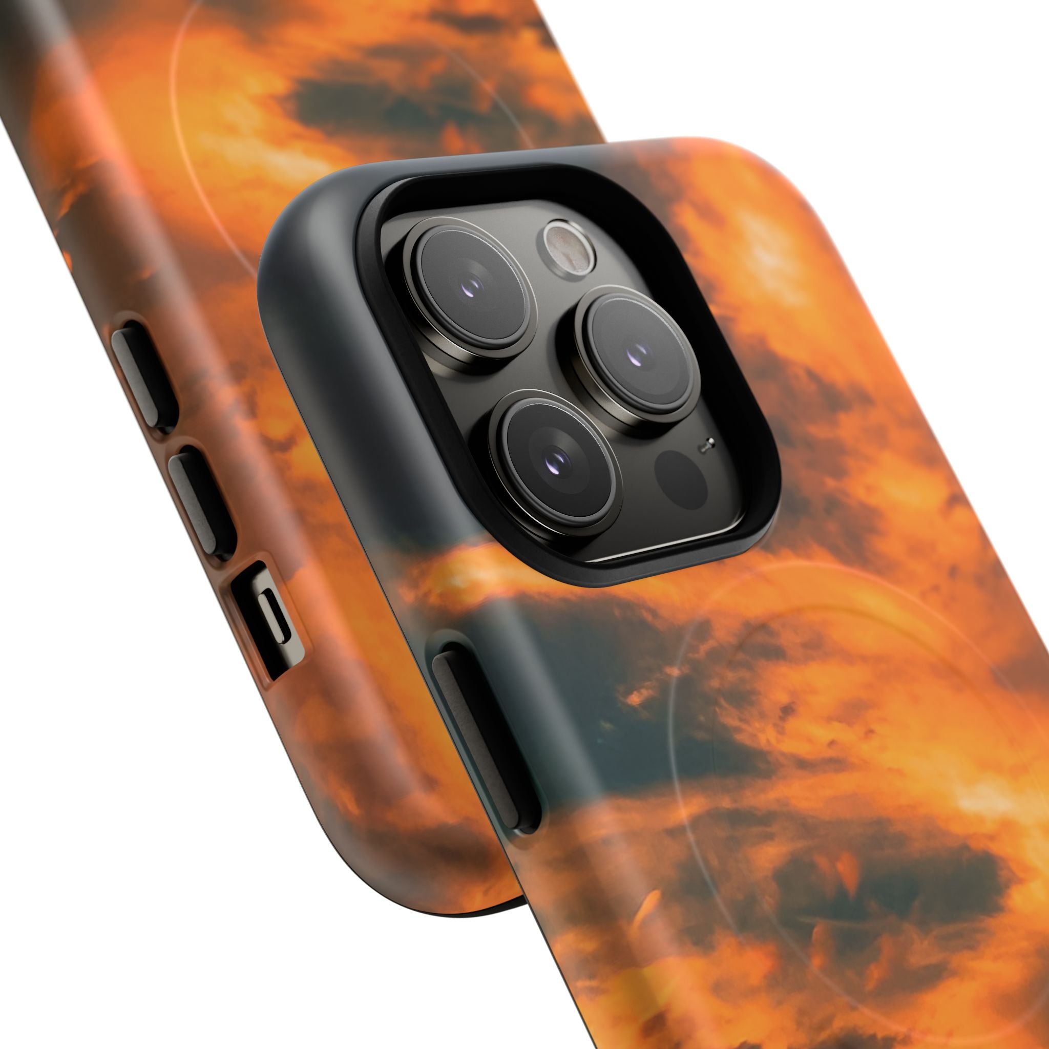 New Zealand Angel Clouds Golden Magnetic Phone Case