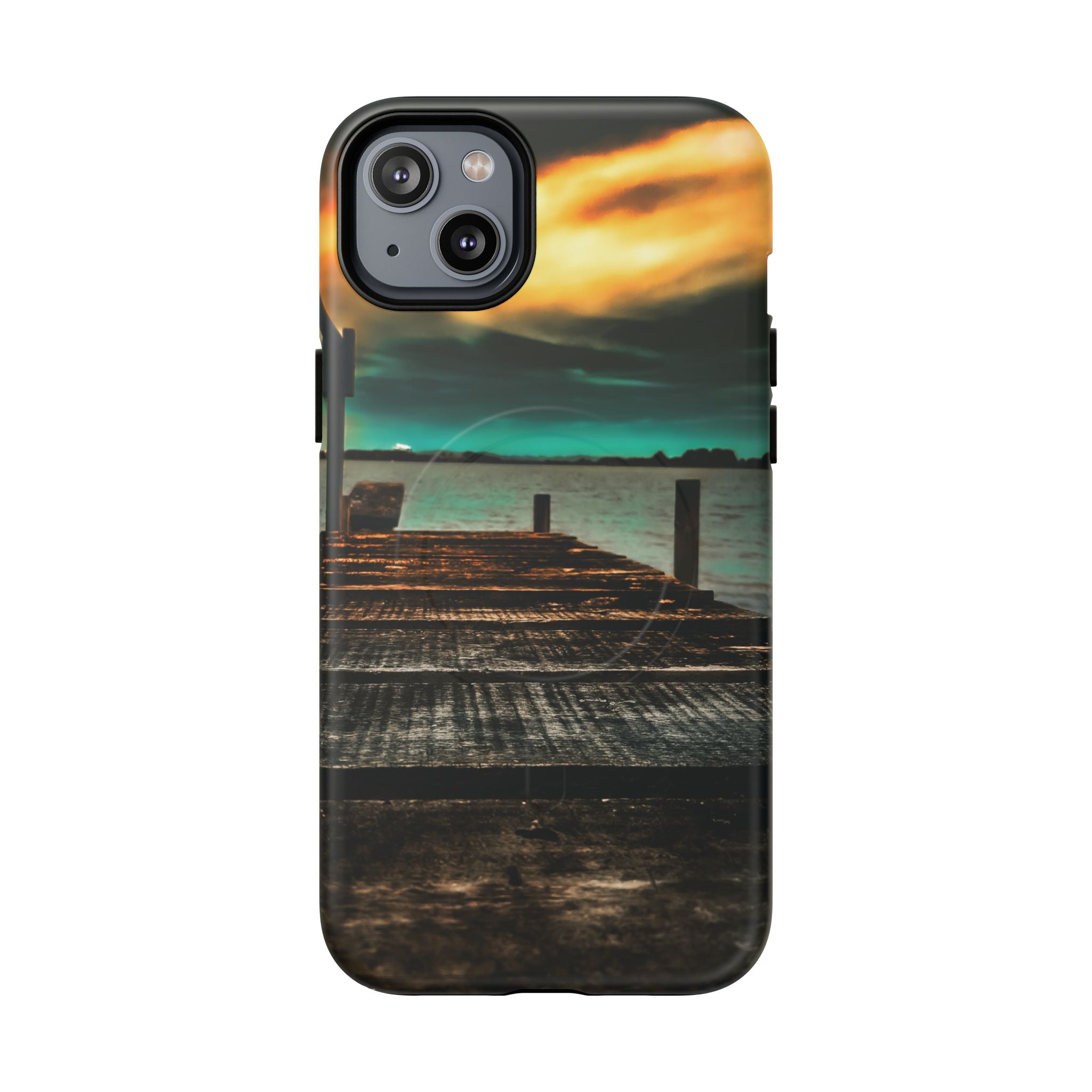 Tough Magnetic Case — 'Te Toro New Zealand Wharf' Magnetic Phone Cover