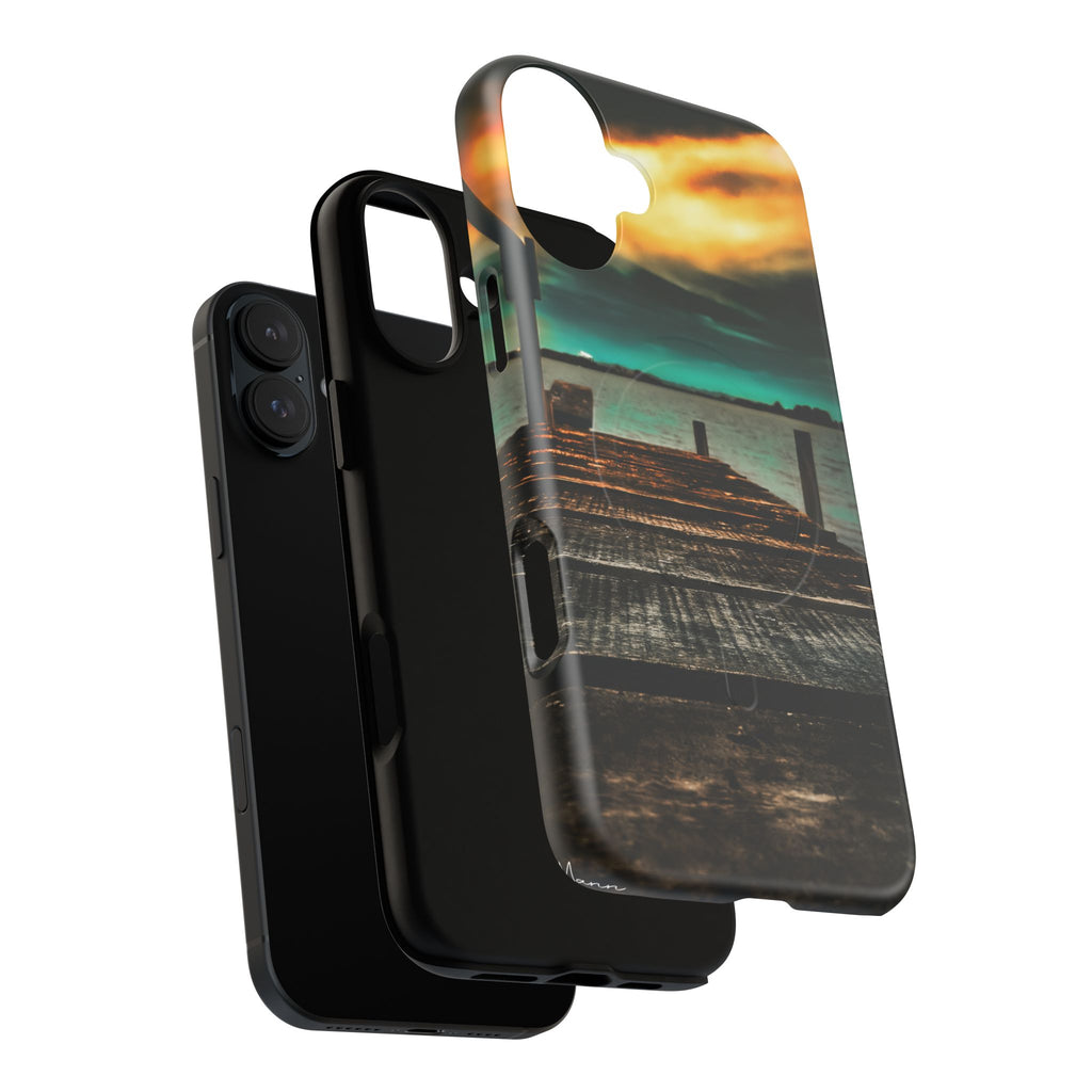 Tough Magnetic Case — 'Te Toro New Zealand Wharf' Magnetic Phone Cover