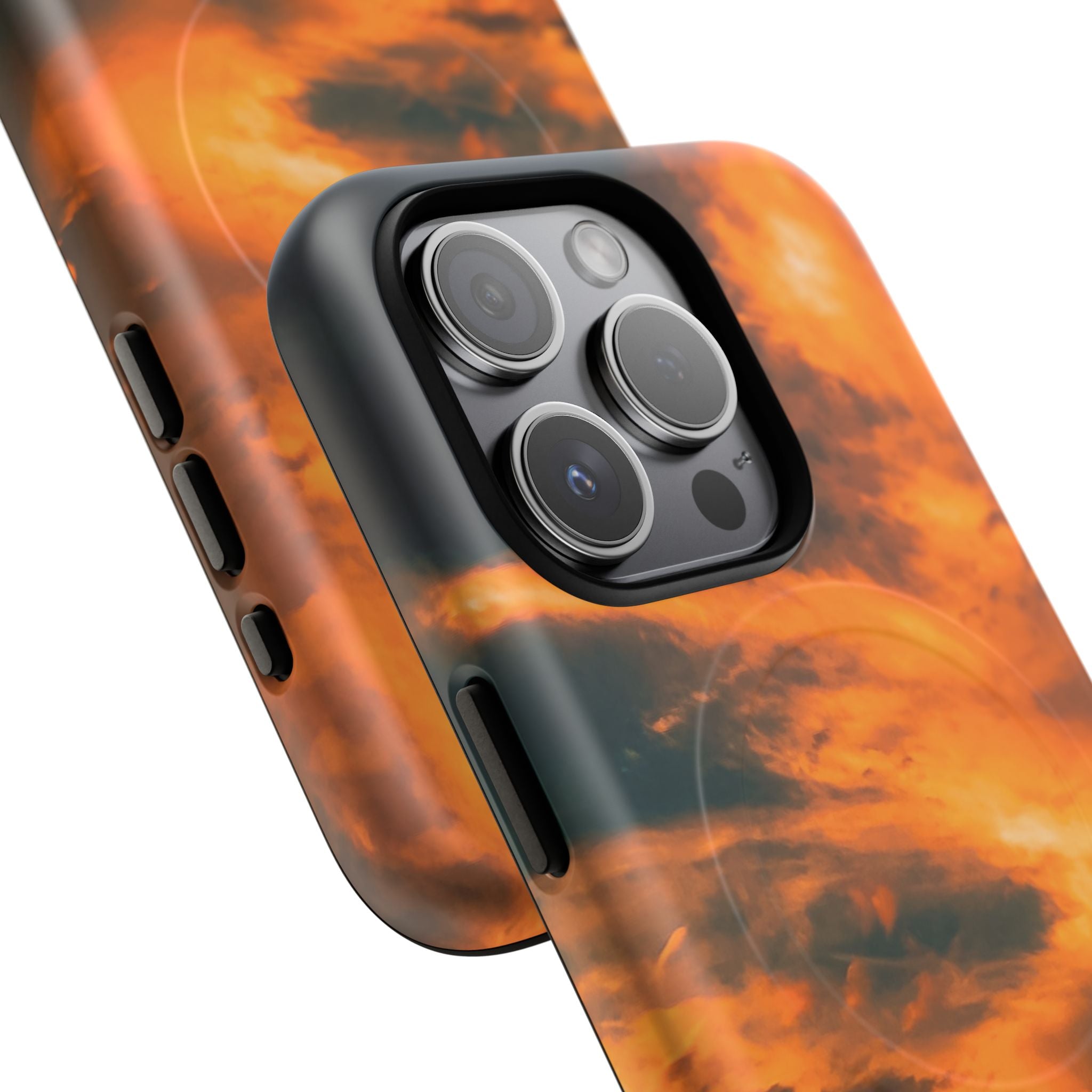 New Zealand Angel Clouds Golden Magnetic Phone Case