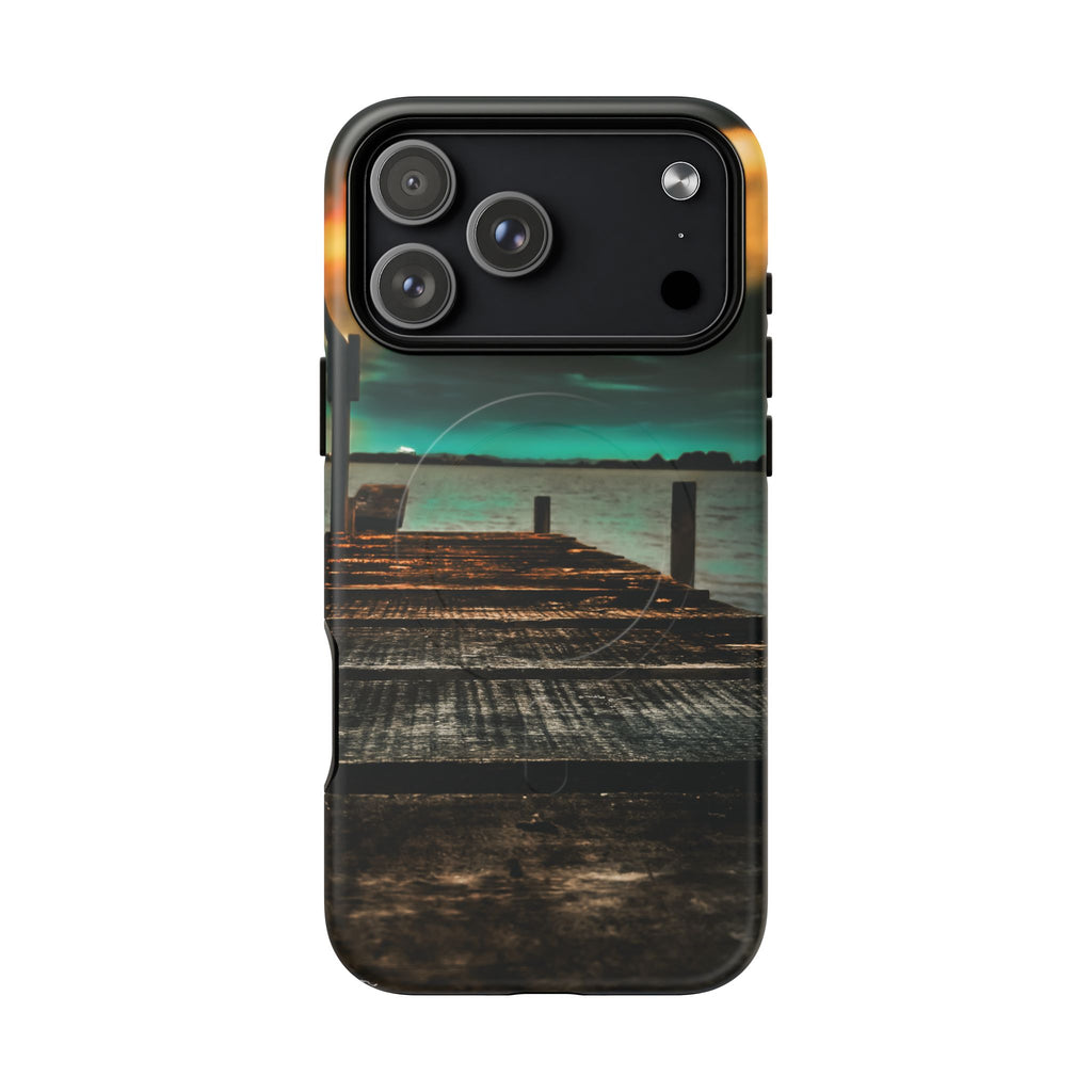 Tough Magnetic Case — 'Te Toro New Zealand Wharf' Magnetic Phone Cover