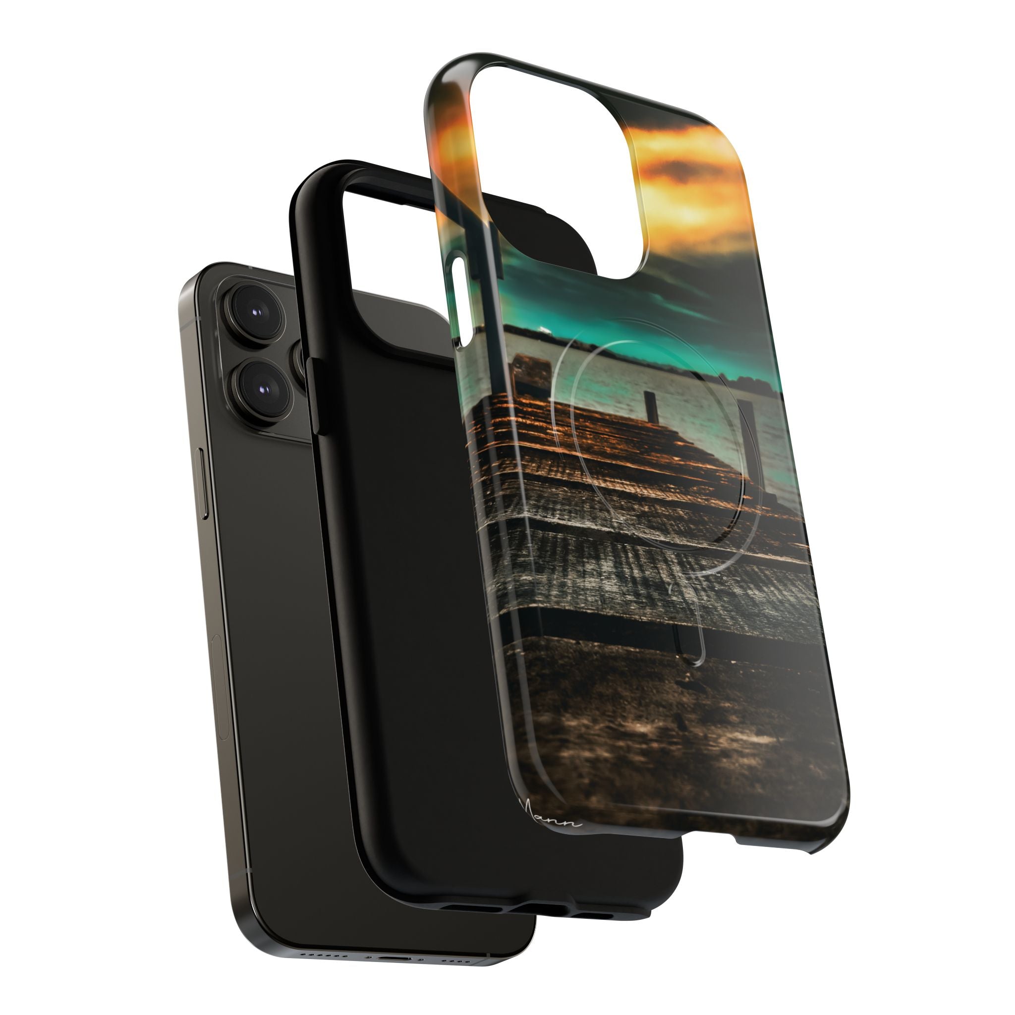 Tough Magnetic Case — 'Te Toro New Zealand Wharf' Magnetic Phone Cover